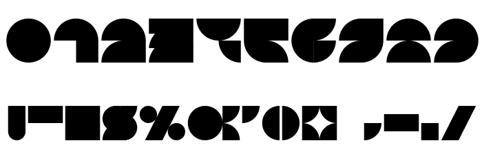 BDOutline Font OTHER CHARS