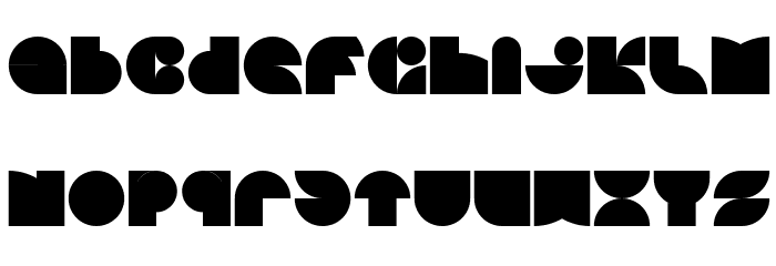 BDOutline Font LOWERCASE
