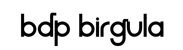 BDP Birgula Font