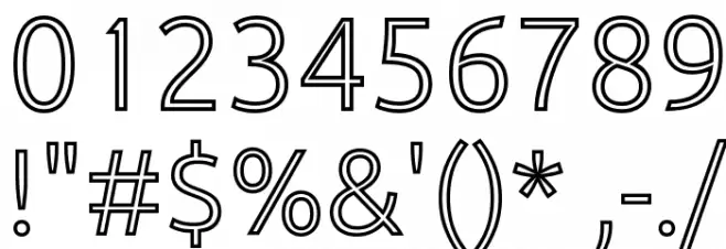 BDP Clien Regular Envulta Font OTHER CHARS