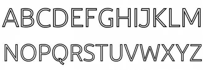 BDP Clien Regular Envulta Schriftart Groß