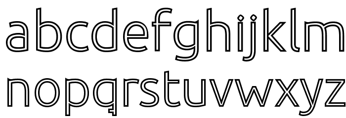BDP Clien Regular Envulta Font LOWERCASE