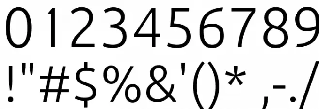 BDP Clien Regular Font OTHER CHARS