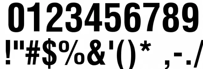 BDP FOX Font OTHER CHARS