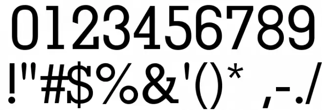 BDP OldNeo Regular Font OTHER CHARS