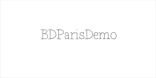 BDParisDemo Logo