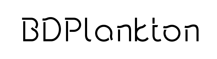 BDPlankton  フリーフォントのダウンロード