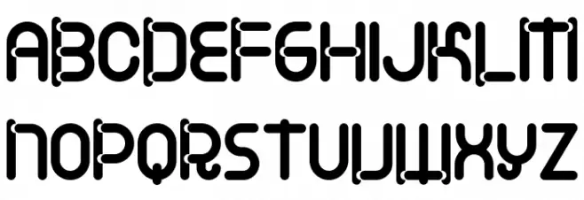 BDRamen Schriftart Groß