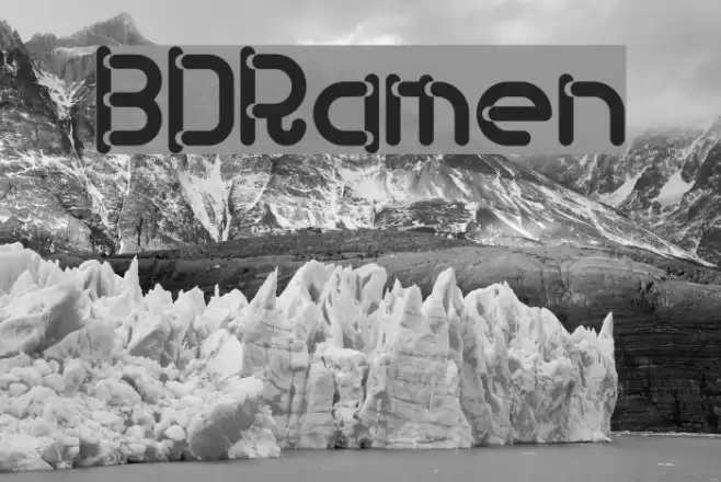 BDRamen フォント examples