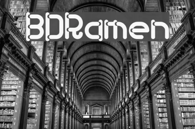 BDRamen フォント examples