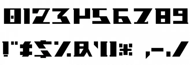 BDReithalle Font OTHER CHARS