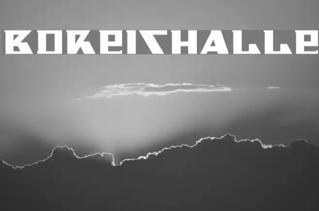 BDReithalle Font examples