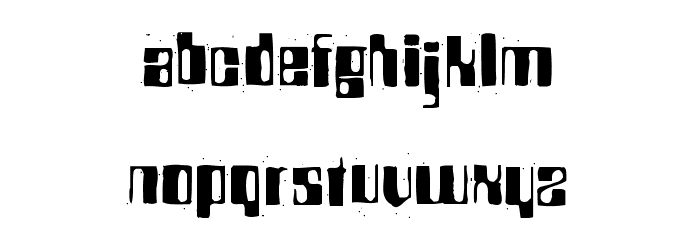 BDRocket70 Font LOWERCASE