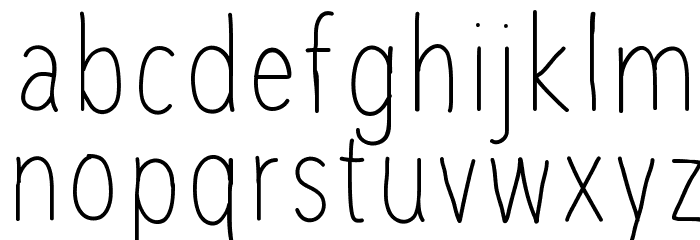 BDRouen Font LOWERCASE