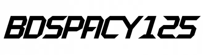 BDSPACY125  Frei Schriftart Herunterladen