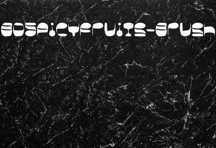 BDSpicyFruits-Brush Font examples