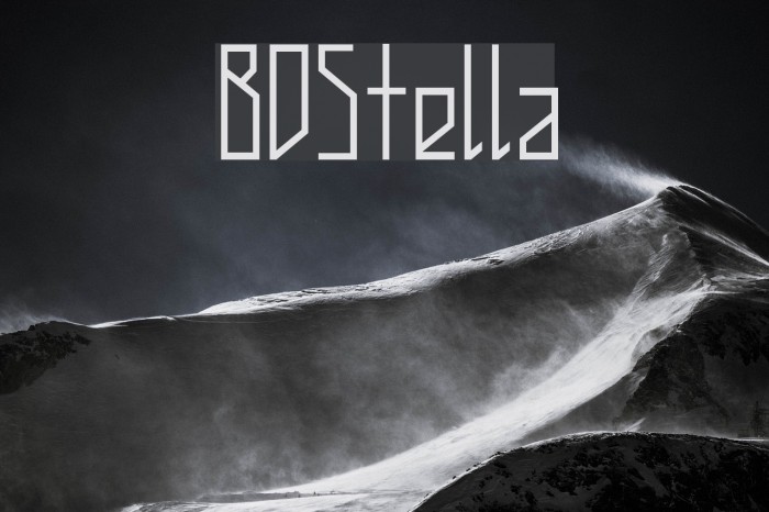 BDStella Schriftart examples