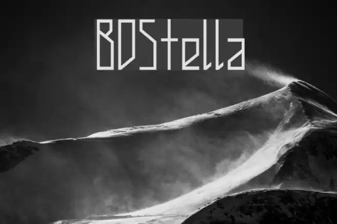 BDStella Font examples