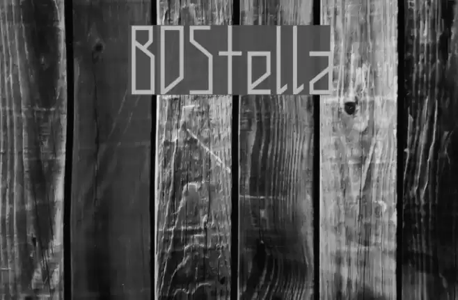 BDStella Font examples