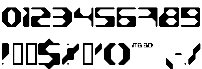 BDStereotype SquareUp Font OTHER CHARS