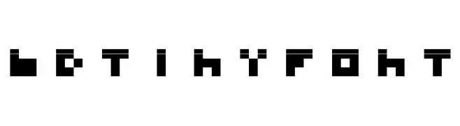 BDTINYFONT  Frei Schriftart Herunterladen
