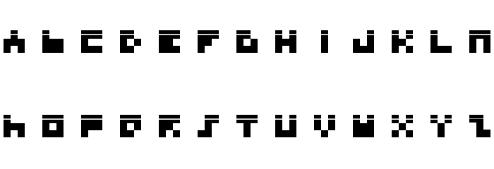 BDTINYFONT Font LOWERCASE