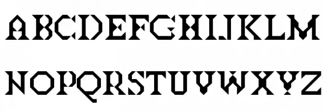 BDTimesNewDigital-Bold 字体 大写