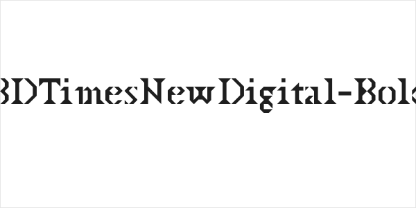 BDTimesNewDigital-Bold Logo