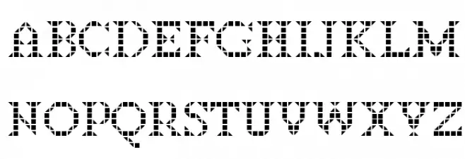 BDTimesNewDigitalSt Fonte MAIÚSCULAS