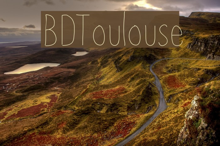 BDToulouse Font examples