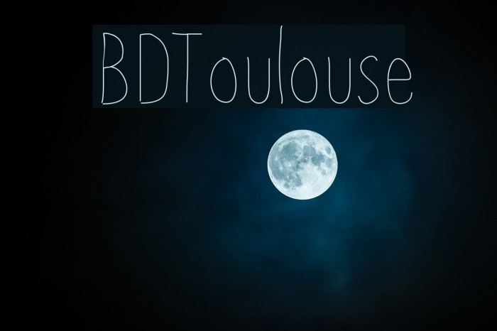 BDToulouse Font examples