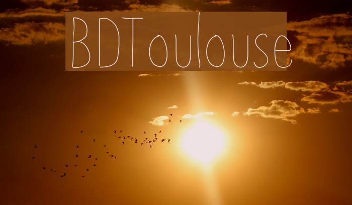 BDToulouse Font examples