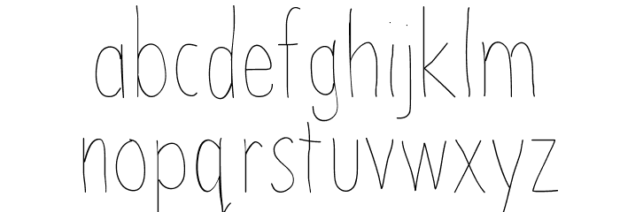 BDToulouse Font LOWERCASE