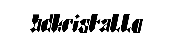 BDkristallo  Descarca Fonturi Gratis