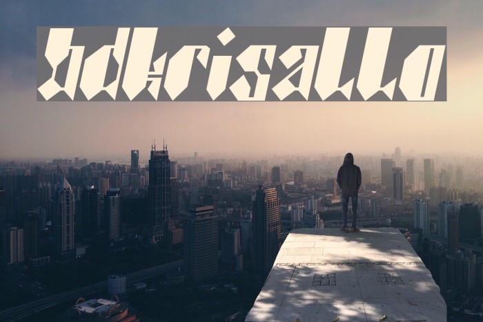 BDkristallo Font examples