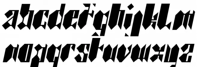 BDkristallo خط أحرف صغيرة