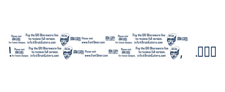 BE Marker  Serif_SW Other Characters