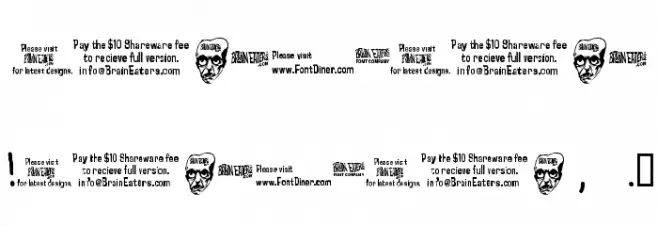 BE Marker  Serif_SW Font OTHER CHARS