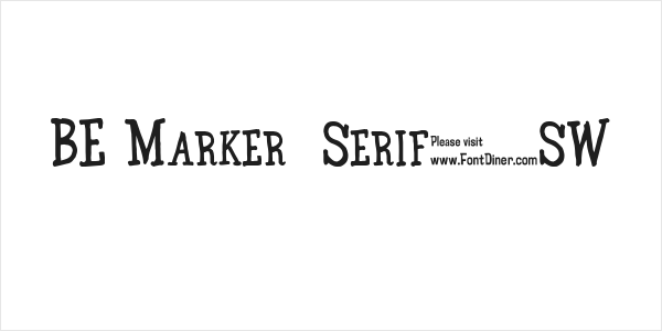 BE Marker  Serif_SW Logo