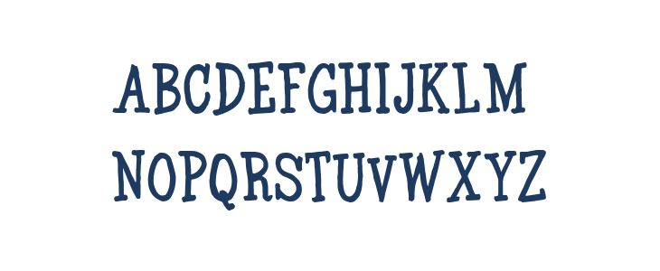 BE Marker  Serif_SW Lowercase