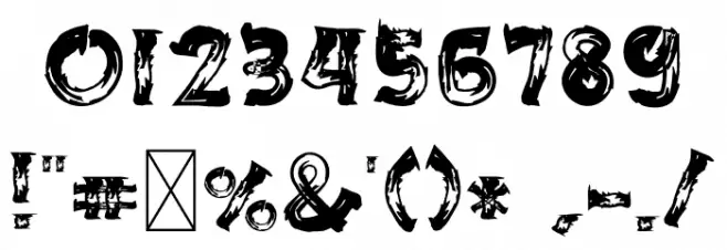 BE-WILD Brush Font फ़ॉन्ट अन्य घर का काम