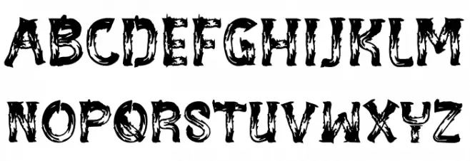BE-WILD Brush Font फ़ॉन्ट अपरकेस