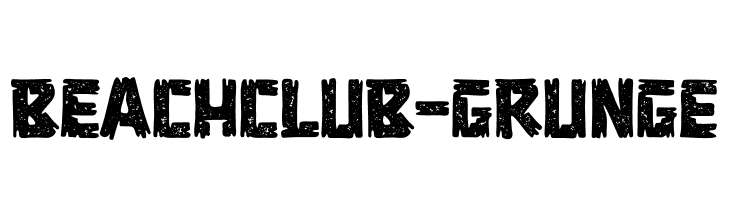 BEACHCLUB-Grunge  नि: शुल्क फ़ॉन्ट्स डाउनलोड