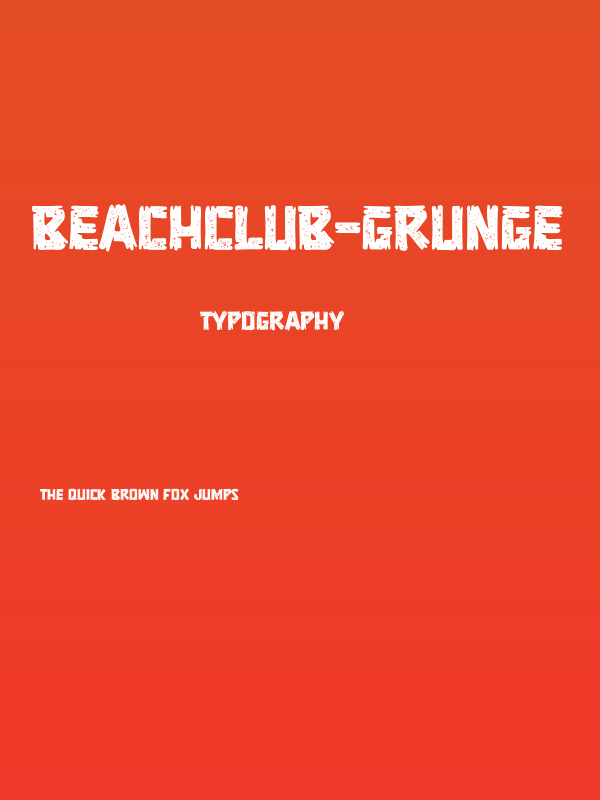 BEACHCLUB-Grunge Poster