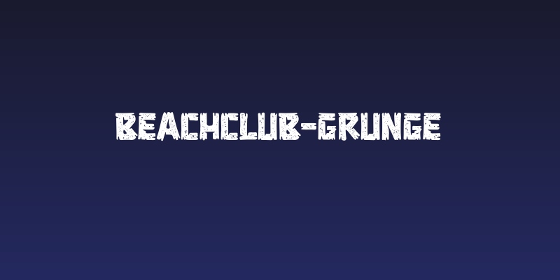 BEACHCLUB-Grunge Social Header