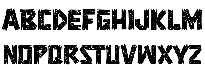 BEACHCLUB-Grunge Font LOWERCASE