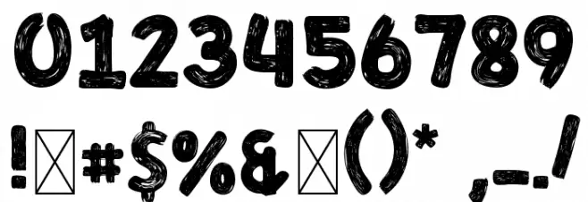 BEACHWORKS Font OTHER CHARS