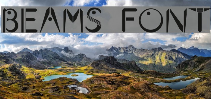 BEAMS Font examples
