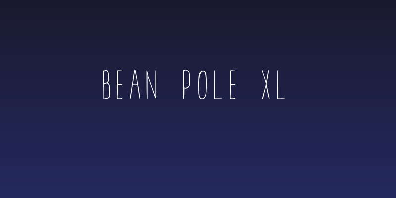 BEAN POLE XL Social Header