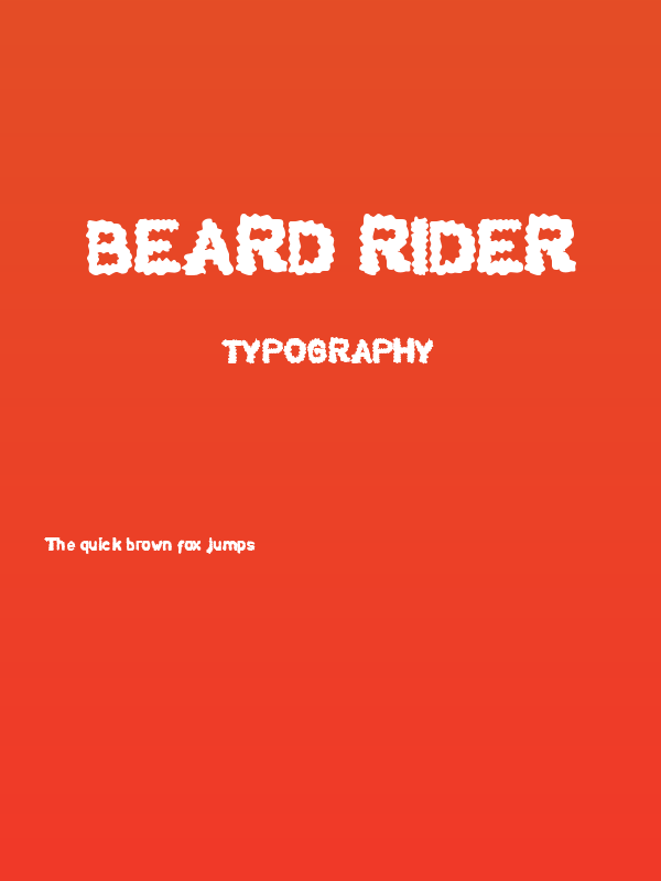 BEARD Rider Poster